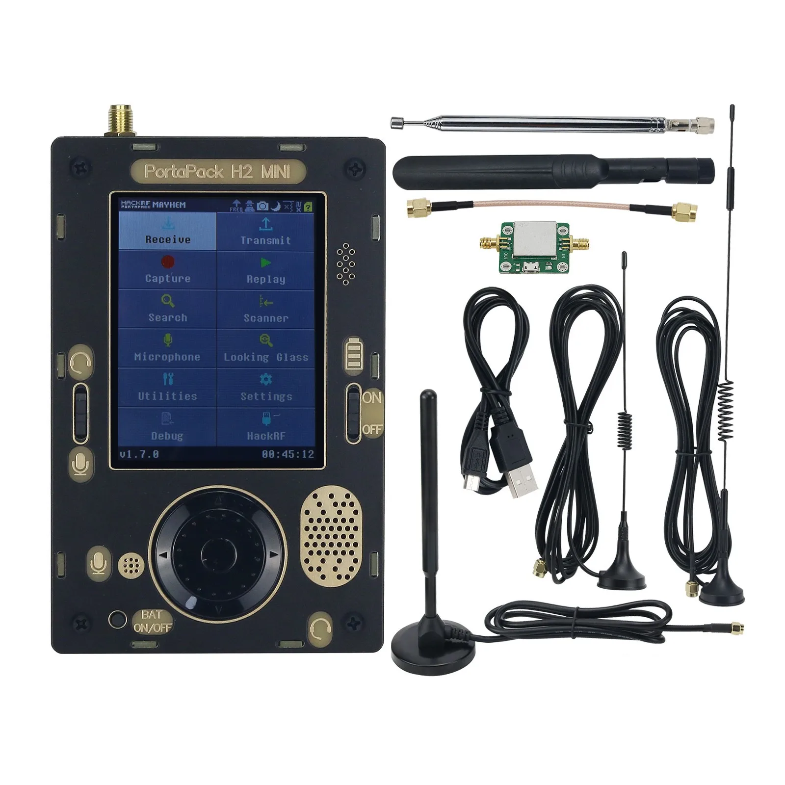 Portapack H2 Mini HackRF One R9 V2.0.0 SDRラジオ受信機 (5つの